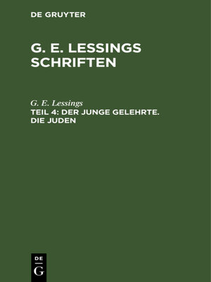 cover image of Der junge Gelehrte. Die Juden